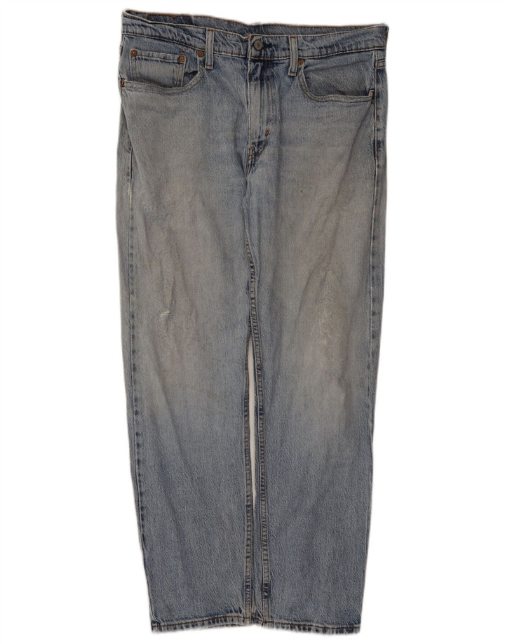 Levi's Uomo 502 Jeans affusolati W33 L30 Cotone blu