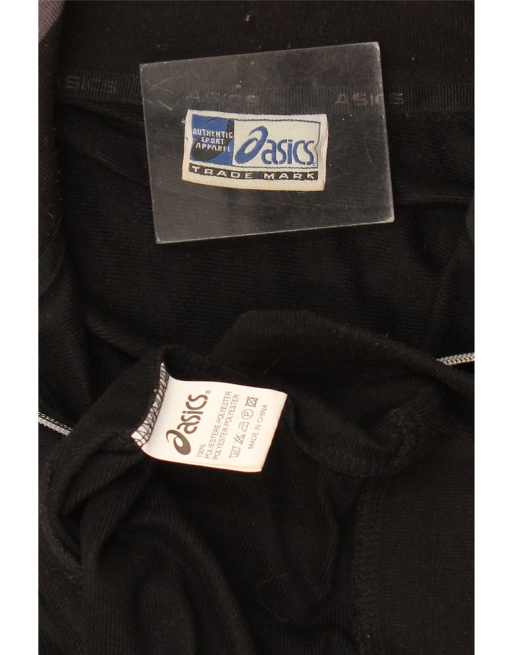 Giacca da tuta da donna Asics UK 14 Medium Nero Poliestere