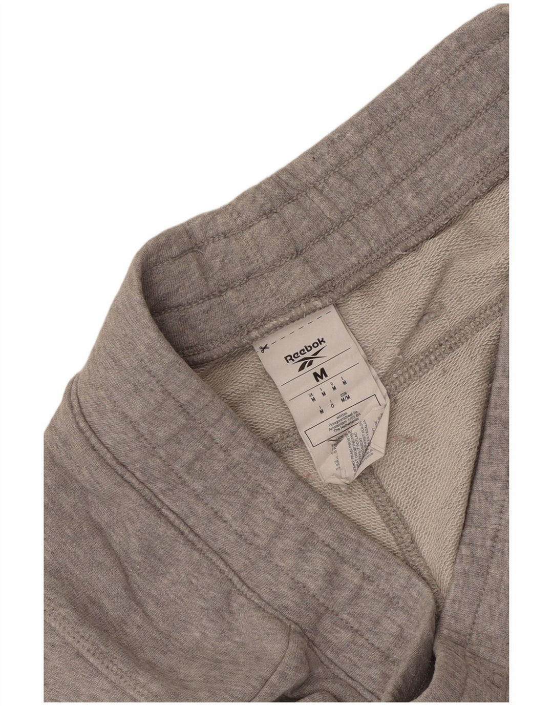 Pantaloni da tuta da uomo Reebok Joggers in cotone chiazzato grigio medio