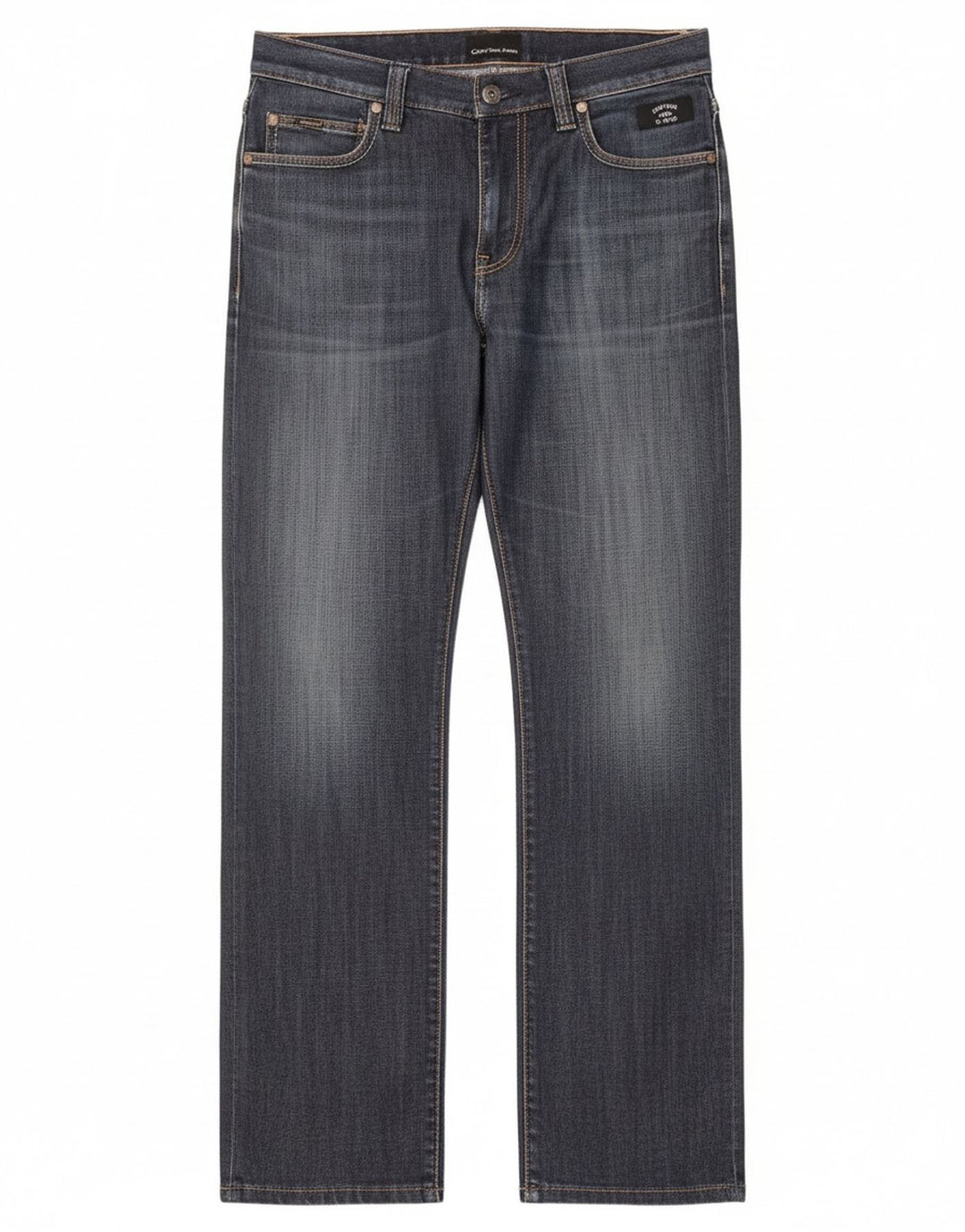 Jeans dritti da donna Calvin Klein W30 L30 cotone blu