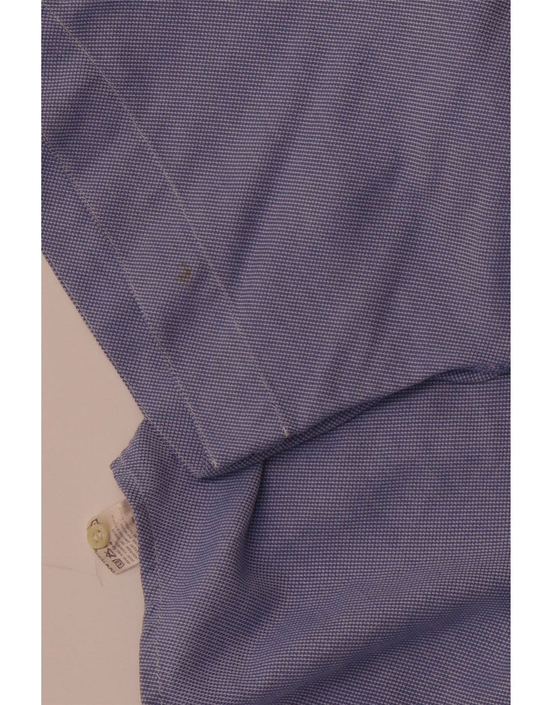 LACOSTE Camicia a maniche corte da uomo taglia 41 grande cotone blu