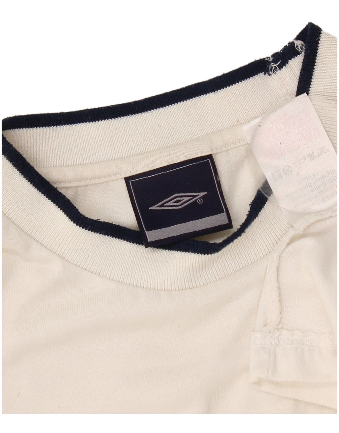 T-shirt da uomo Umbro Top Large in poliestere bianco