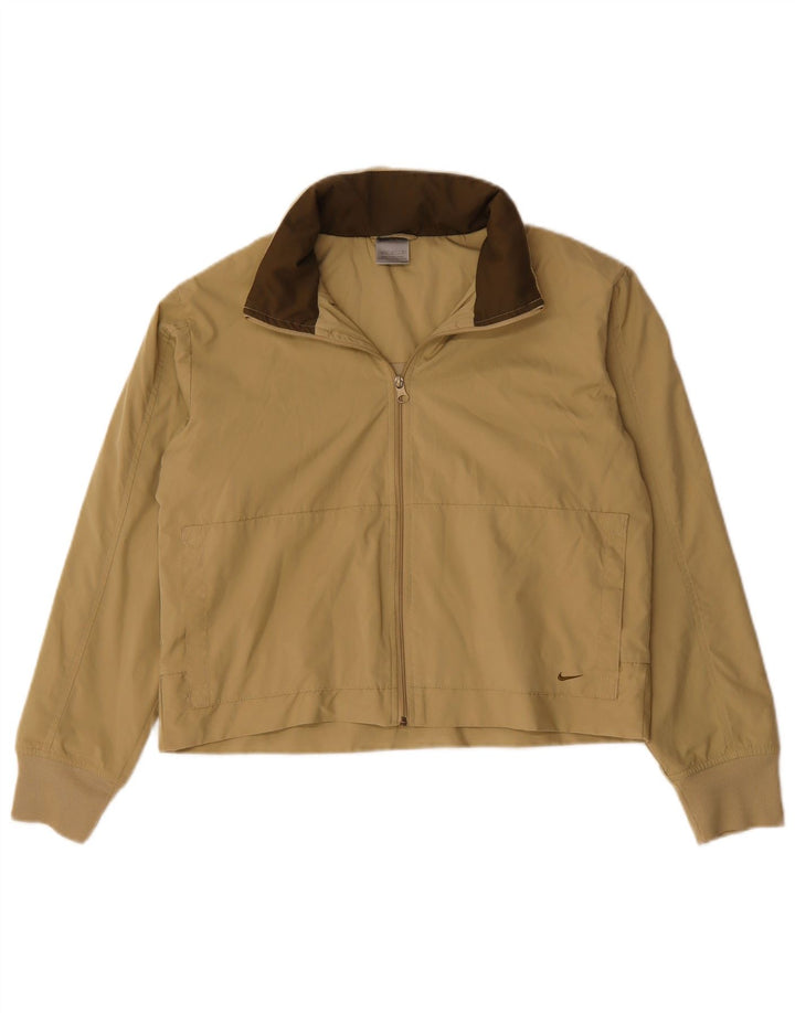 Giacca da ginnastica con cappuccio NIKE da donna US 8/10 Beige medio