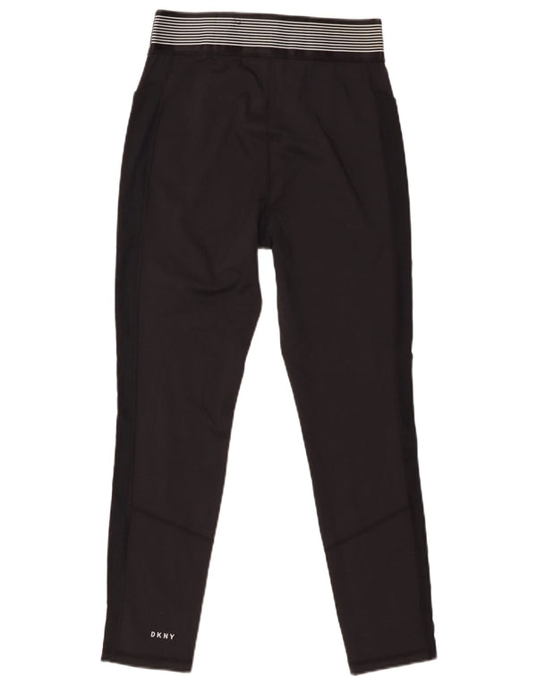 Leggings crop con grafica da donna Dkny UK 12 poliestere nero medio