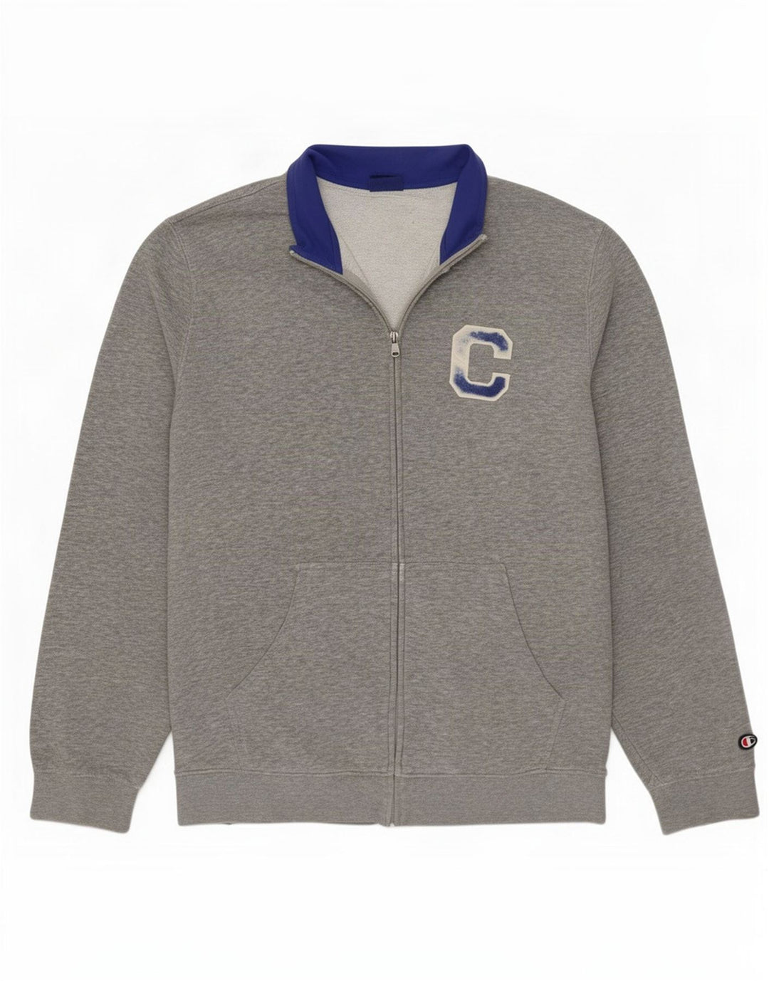 Giacca da tuta da uomo Champion XL Poliestere chiazzato grigio