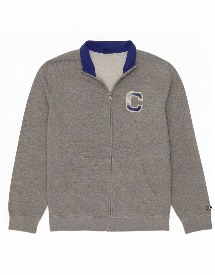 Giacca da tuta da uomo Champion XL Poliestere chiazzato grigio