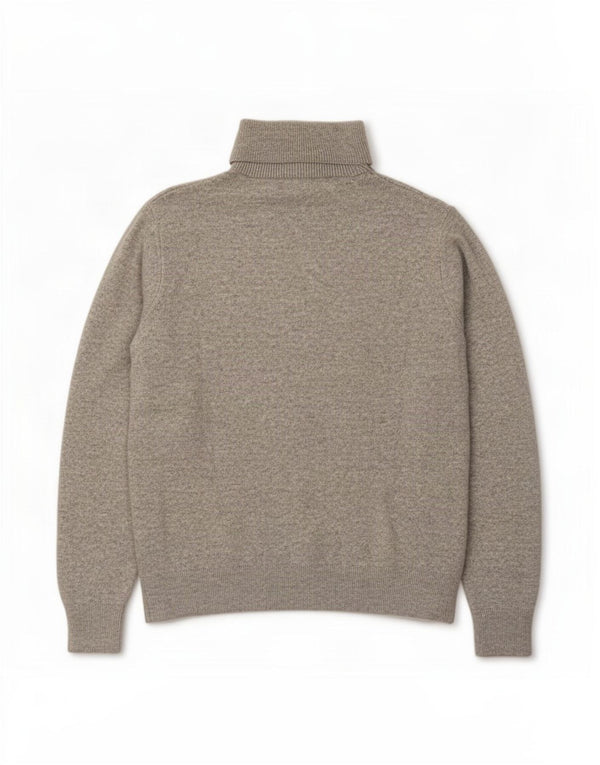 Maglione maglione oversize da donna Marks & Spencer con collo alto UK 10 piccolo grigio