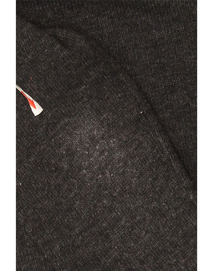 Maglione Uomo Trussardi Jeans Maglione Zip Collo Piccolo Grigio Lana