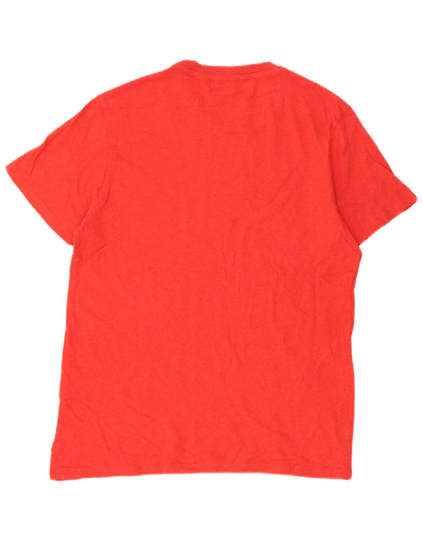 Levi's Mens Graphic T-Shirt Top Medium Red Cotton
