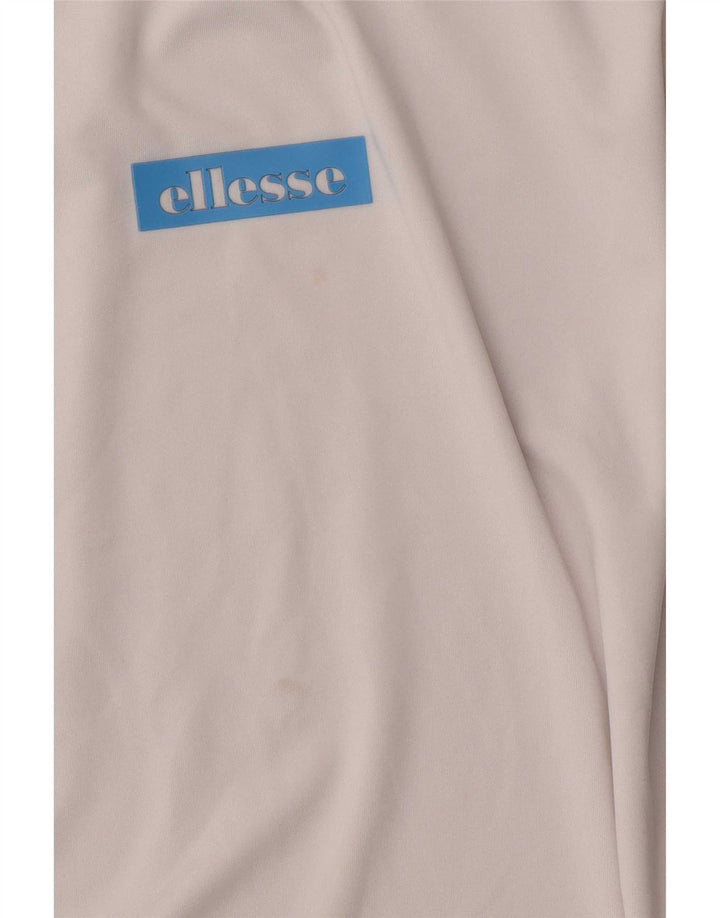 T-shirt da uomo Ellesse Top grande in poliestere bianco