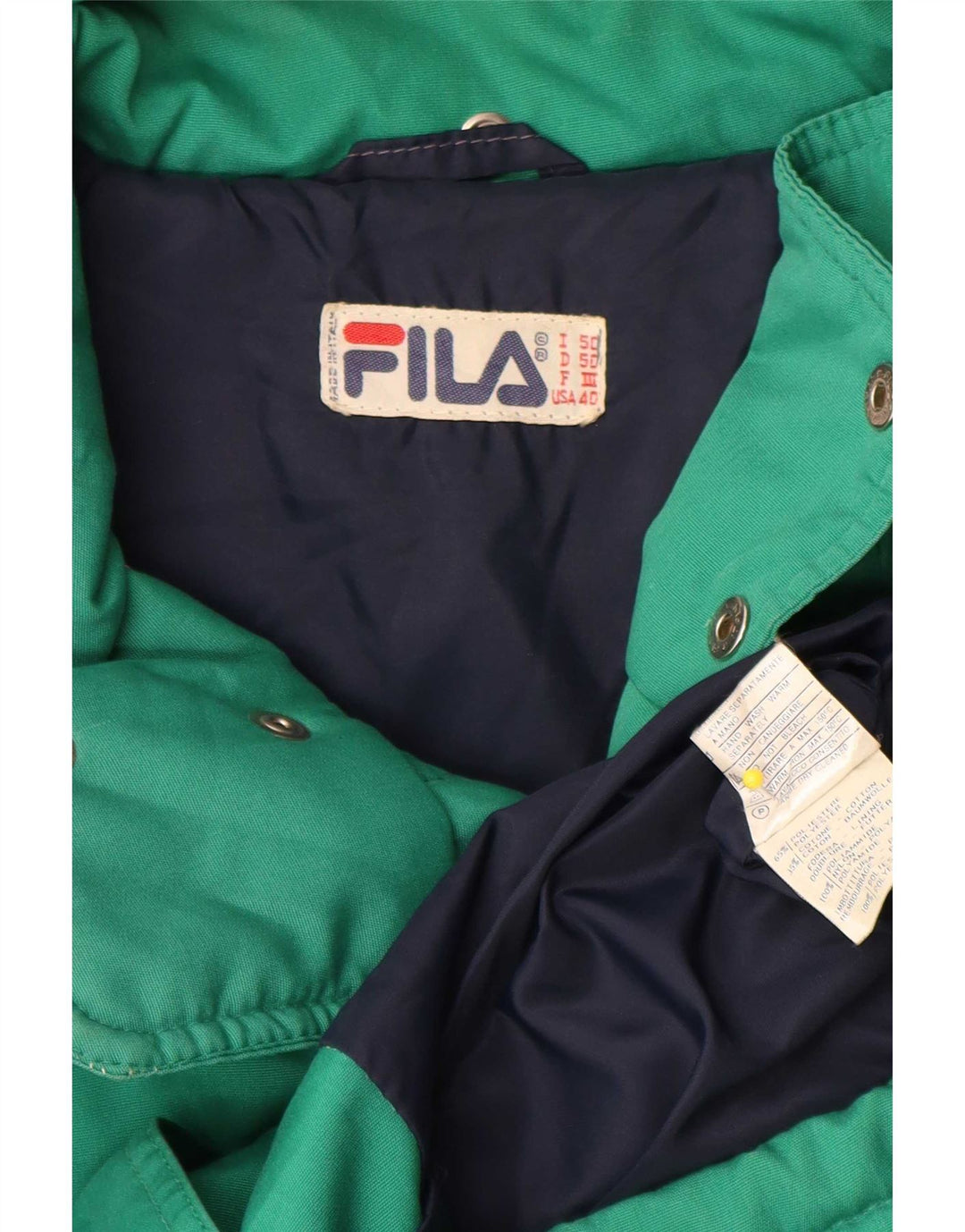 Giacca da sci Fila Uomo IT 50 Verde Medio Poliestere