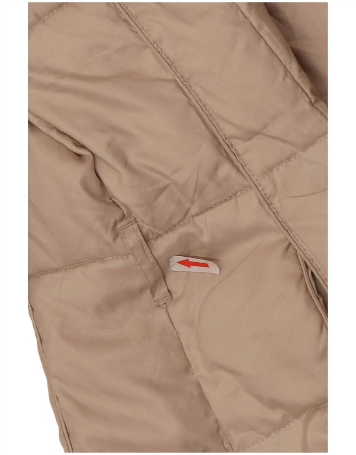Giacca imbottita con cappuccio per ragazze Zara 13-14 anni Beige