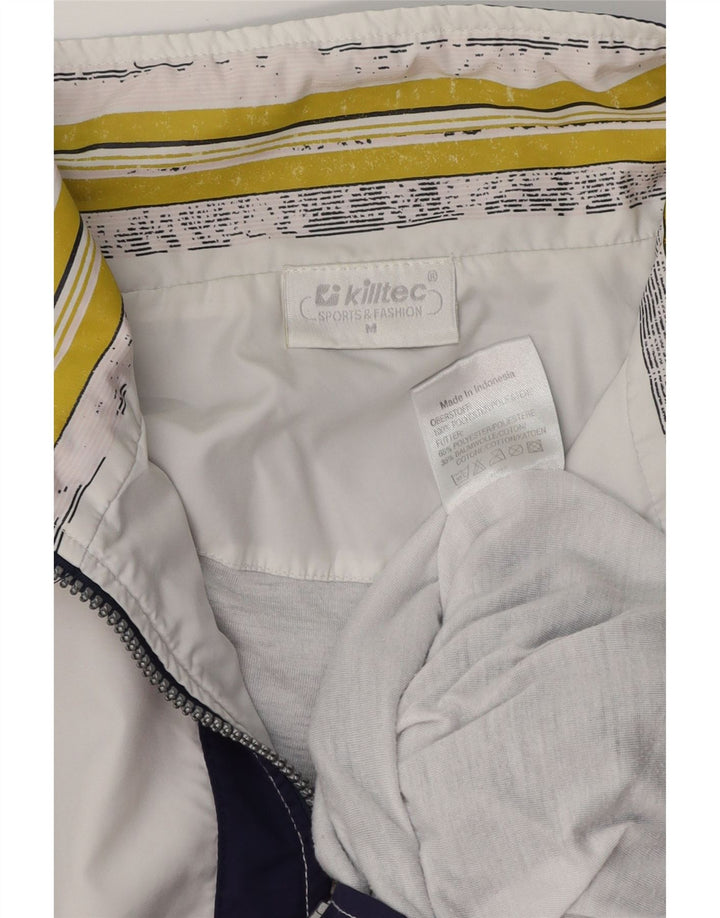 Giubbotto bomber da uomo dal taglio ampio KILLTEC UK 38 color block blu navy medio
