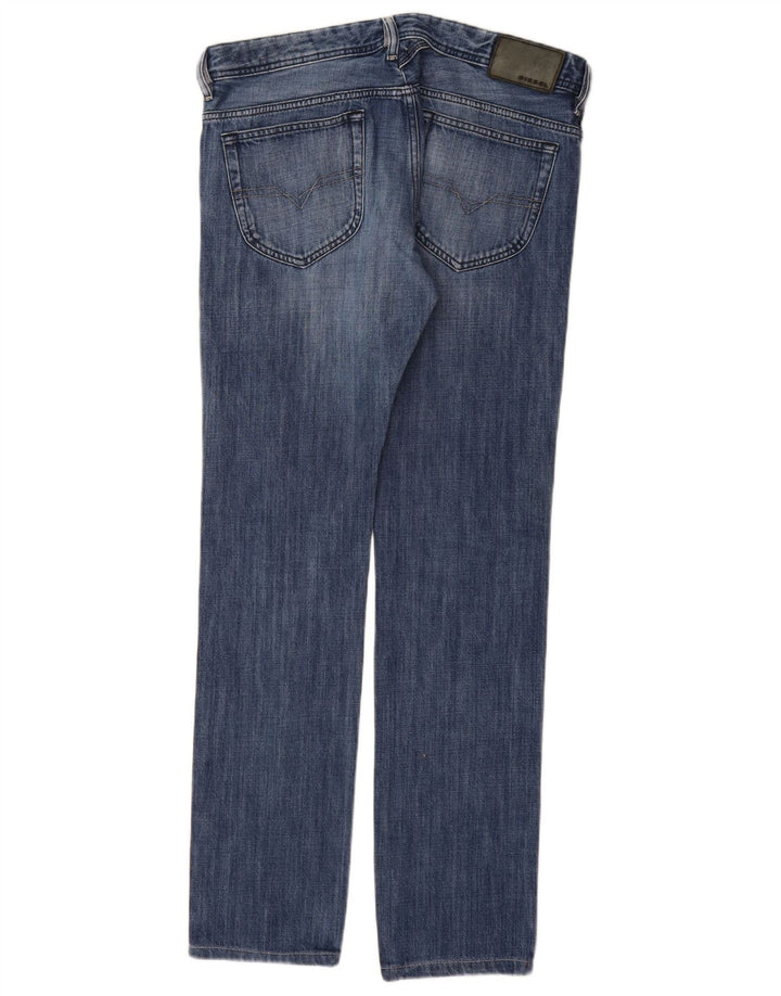 Jeans slim da uomo Diesel W32 L32 in cotone blu