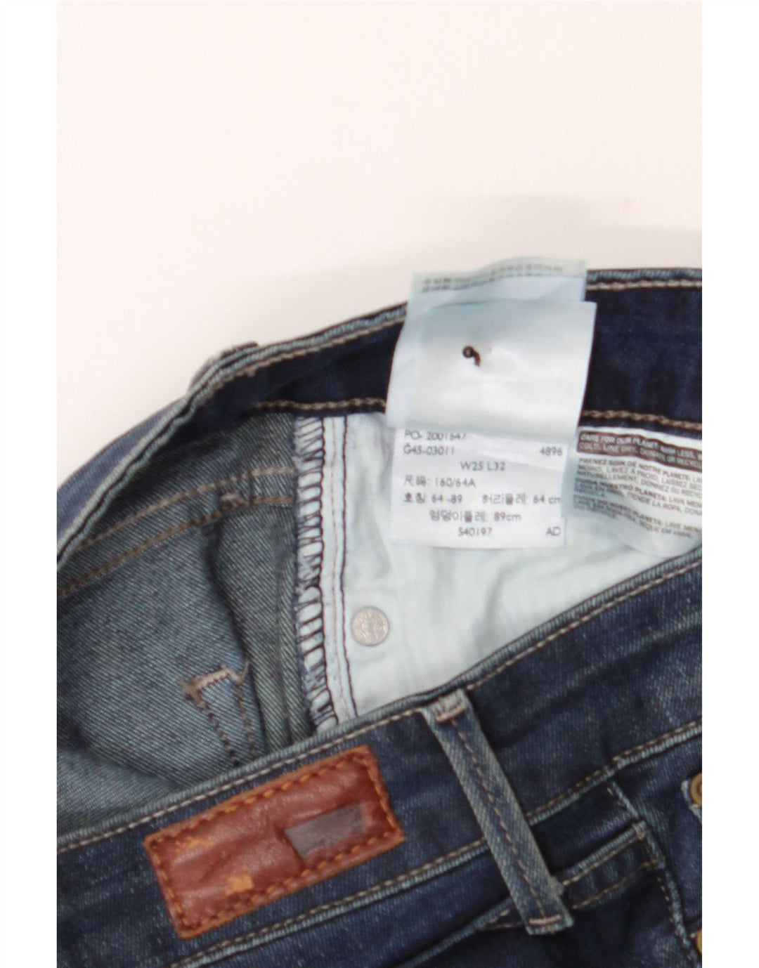 Jeans slim da donna Levi's W25 L32 Blu