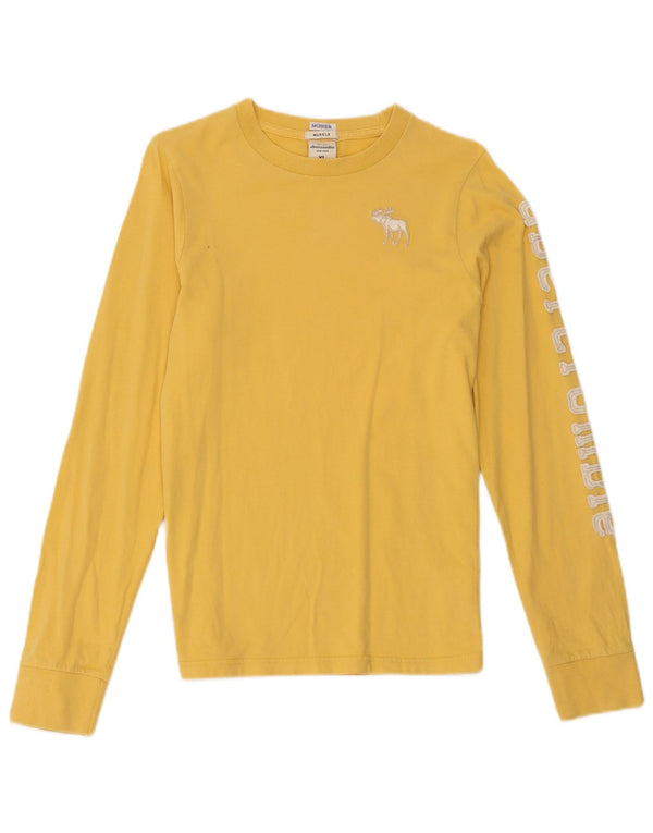 Top a maniche lunghe con grafica muscolare da ragazzo di Abercrombie & Fitch 12-13 anni Giallo