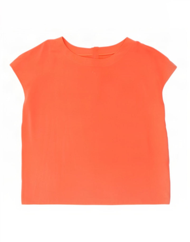 Camicetta vintage da donna Top UK 18 XL Arancione