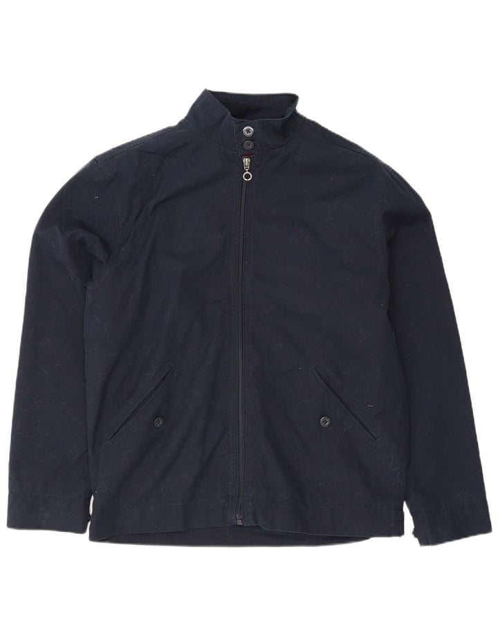 Giubbotto bomber da uomo Ben Sherman UK 38 cotone blu navy medio