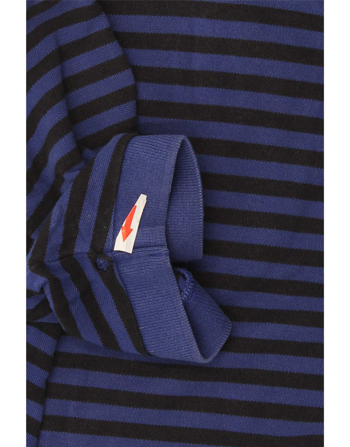 Polo Nike da uomo Inter Milan in cotone a righe medie blu navy