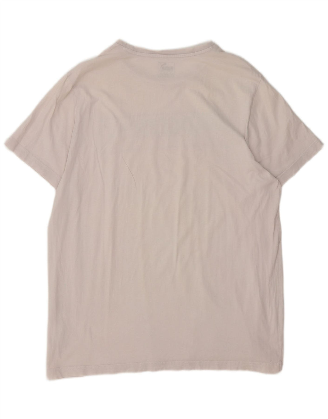 T-shirt grafica da uomo Puma Top XL in cotone bianco