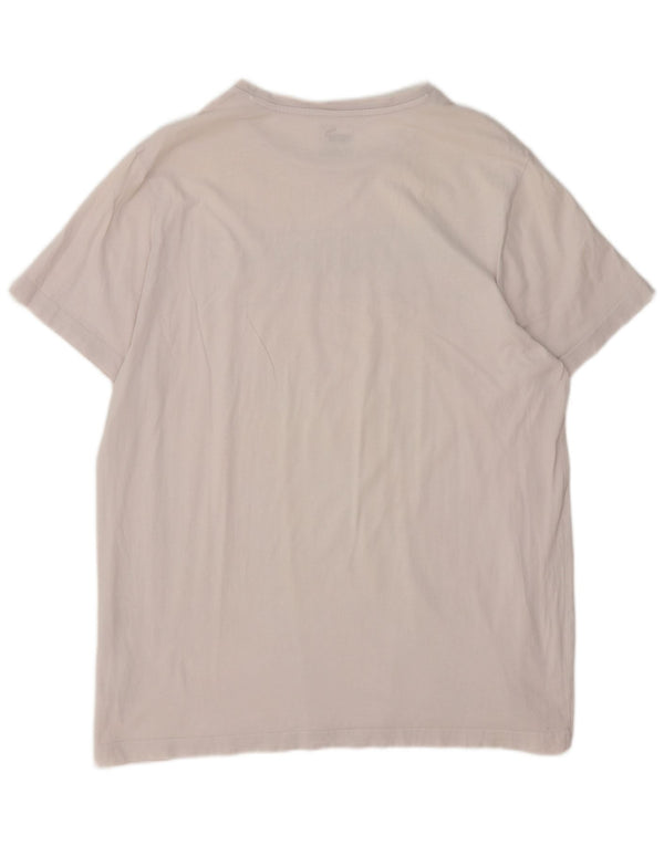 T-shirt grafica da uomo Puma Top XL in cotone bianco
