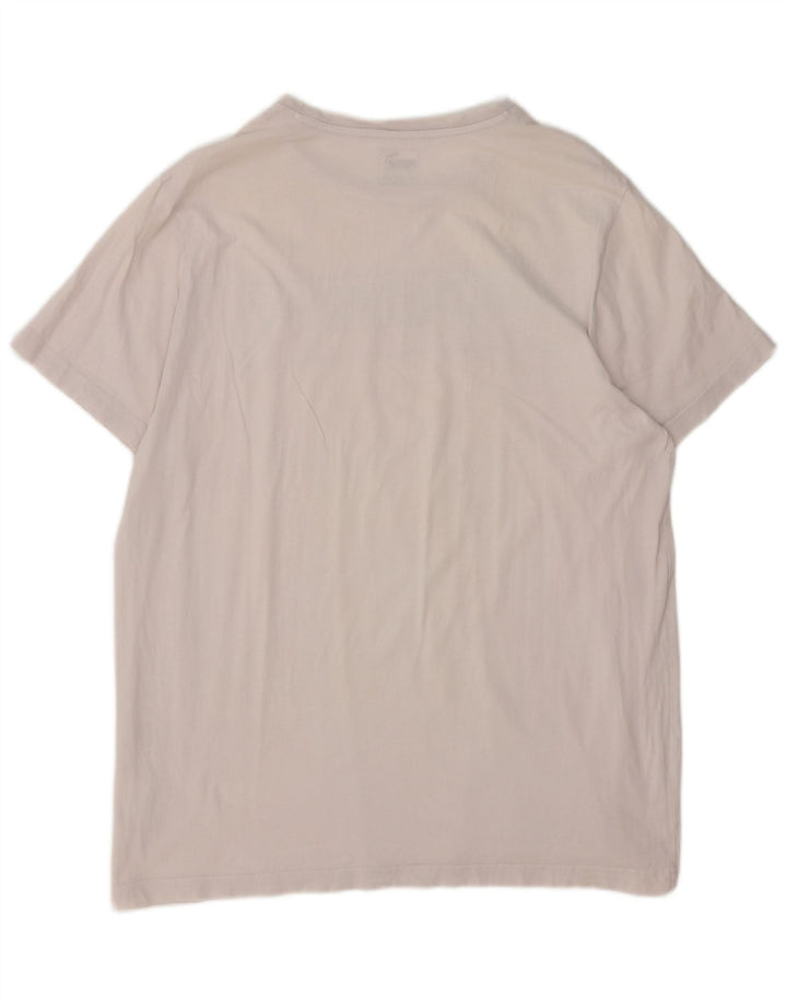 T-shirt grafica da uomo Puma Top XL in cotone bianco