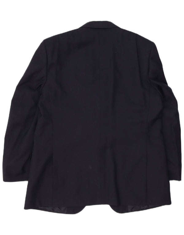 BURBERRYS Giacca blazer da uomo a 2 bottoni UK 40 grande blu navy