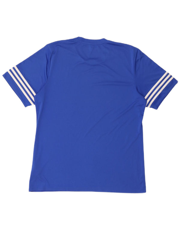T-shirt da uomo Adidas Top 2XL blu poliestere