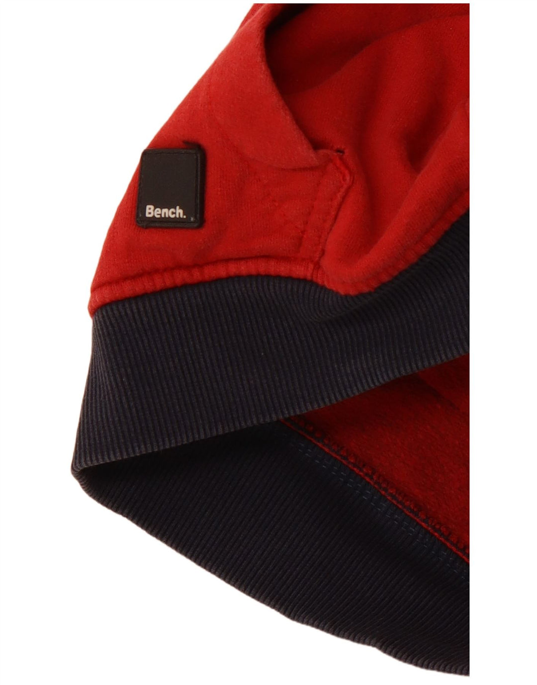 Maglione con cappuccio grafico BENCH per ragazzi 11-12 anni in cotone rosso