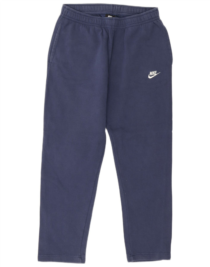 Pantaloni da tuta Nike da uomo in cotone blu navy medio