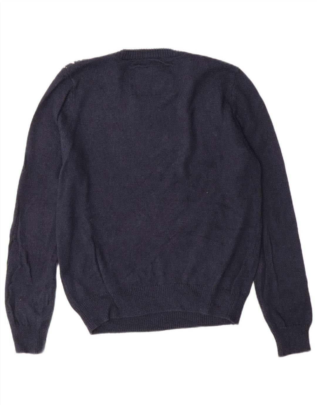 JACK WILLS Maglione maglione girocollo da donna UK 12 Medio Blu navy
