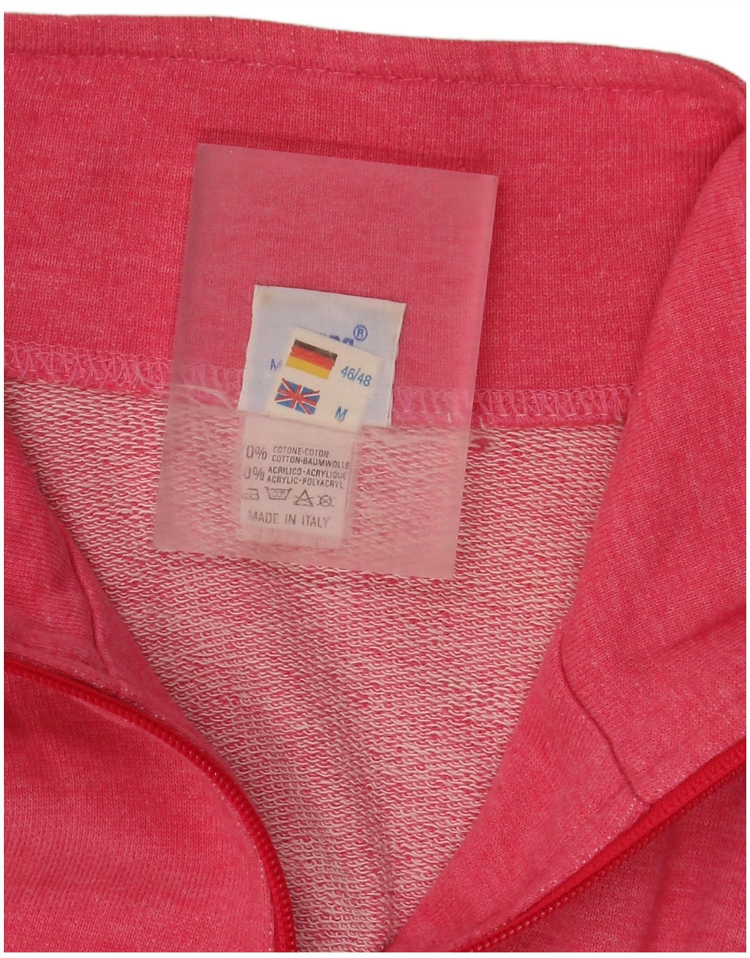 Tuta intera da uomo con grafica Arena, cotone color block rosa medio