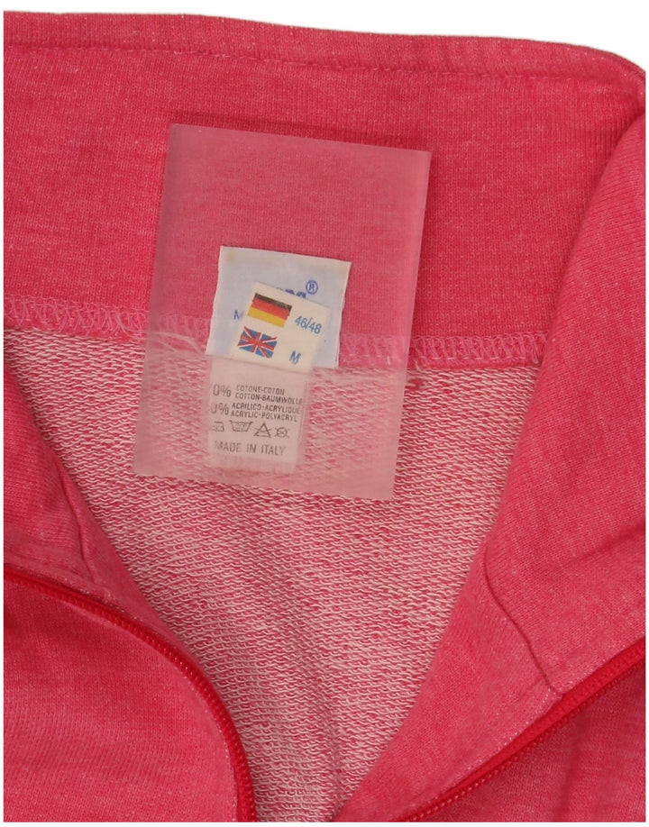 Tuta intera da uomo con grafica Arena, cotone color block rosa medio