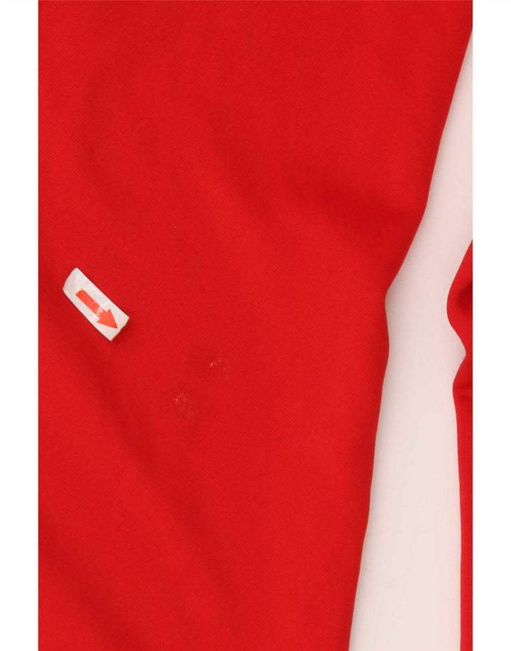 Pantaloni della tuta da ragazzo Adidas 13-14 anni Poliestere color block rosso