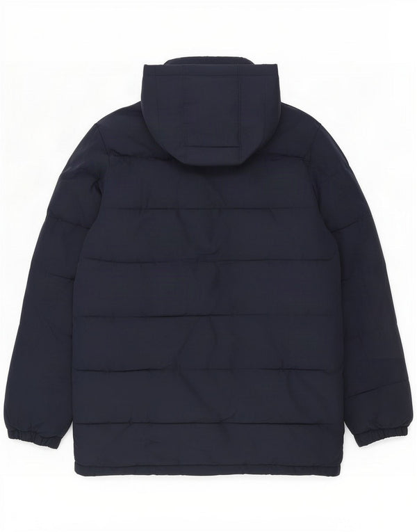 Farah Cappotto imbottito con cappuccio per ragazzi 14-15 anni Blu navy Poliestere