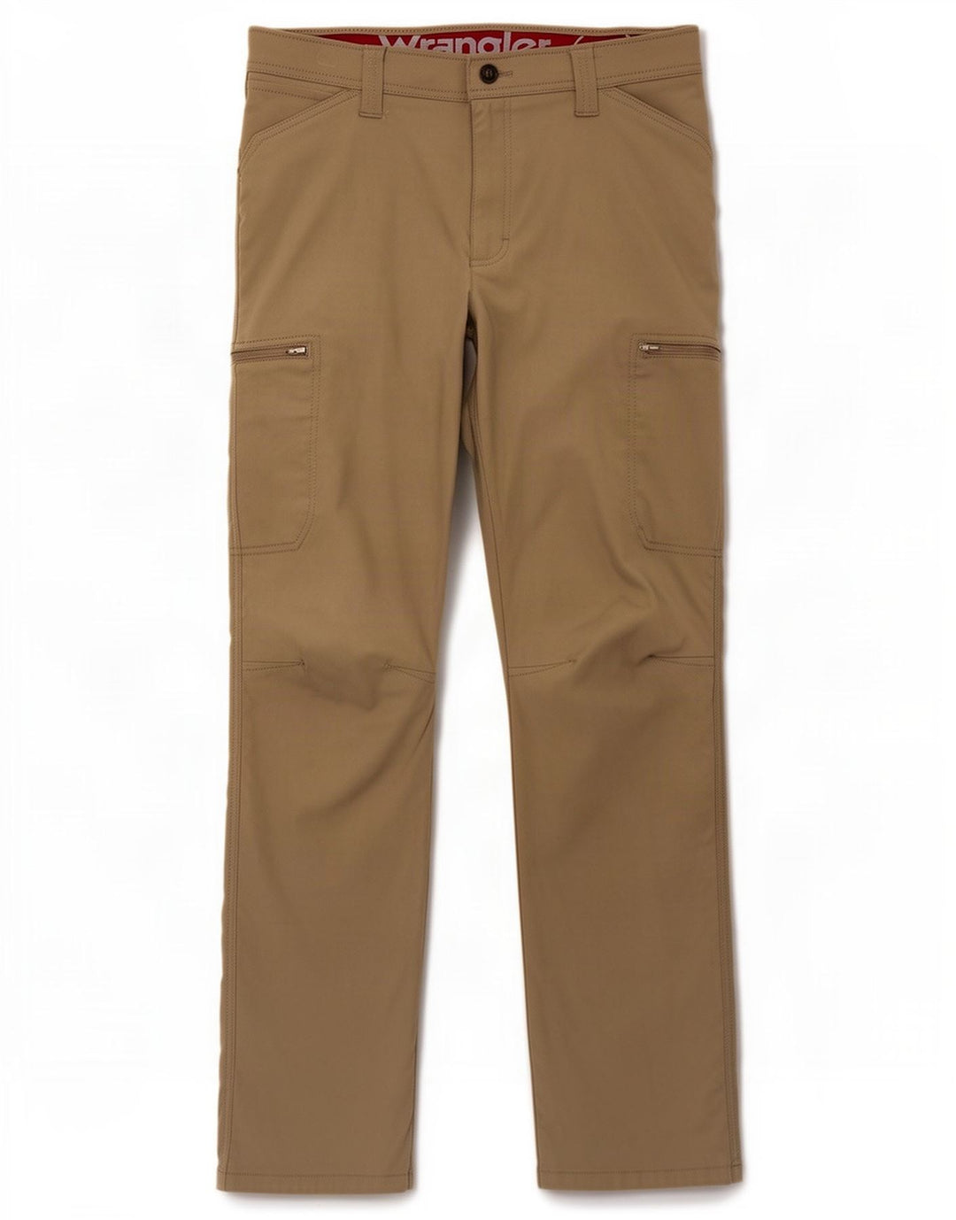 Pantaloni cargo da trekking da uomo Wrangler W33 L30 nylon kaki