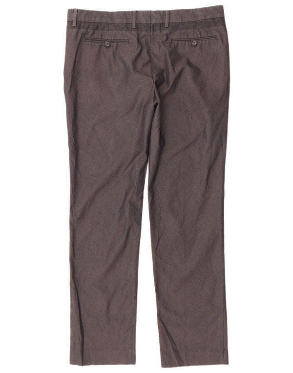 Pantaloni chino slim da uomo Zara EU 46 XL W36 L32 cotone grigio
