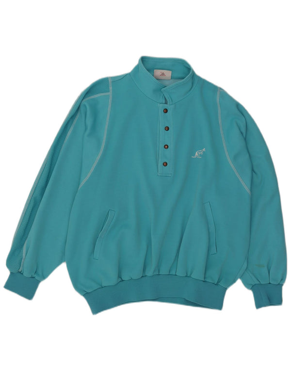 AUSTRALIAN L'ALPINA Felpa da uomo con collo alto Maglione IT 54 XL Turchese
