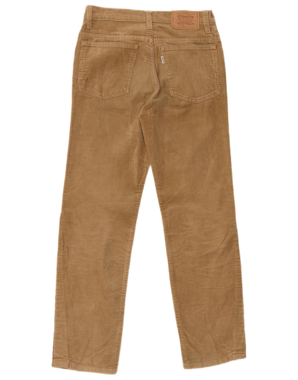 LEVI'S Pantaloni dritti in velluto a coste 630 da uomo W31 L29 Cotone Beige