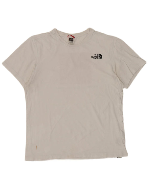 THE NORTH FACE T-shirt grafica da uomo Top in cotone bianco medio