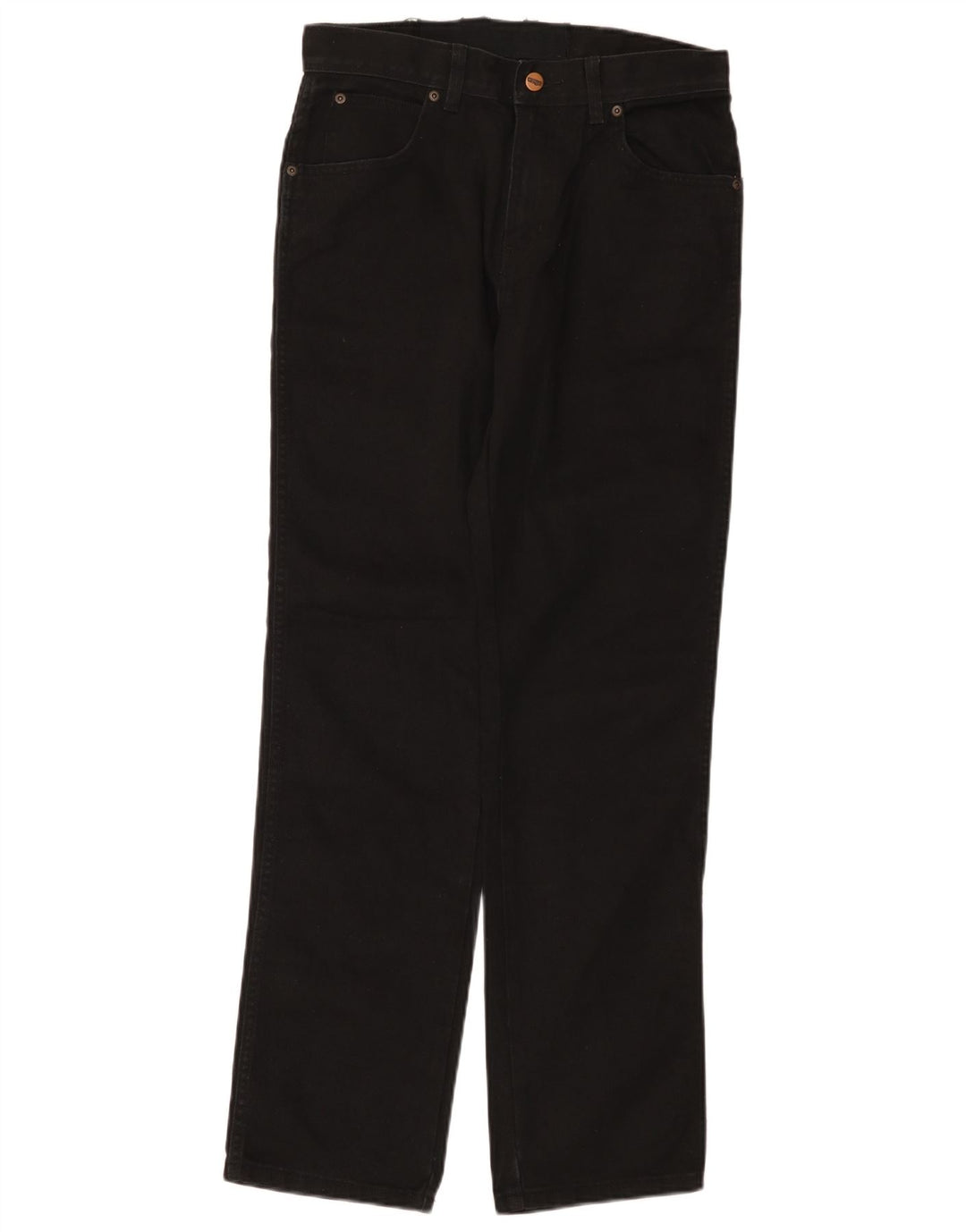 Jeans dritti da uomo Wrangler W30 L32 cotone nero