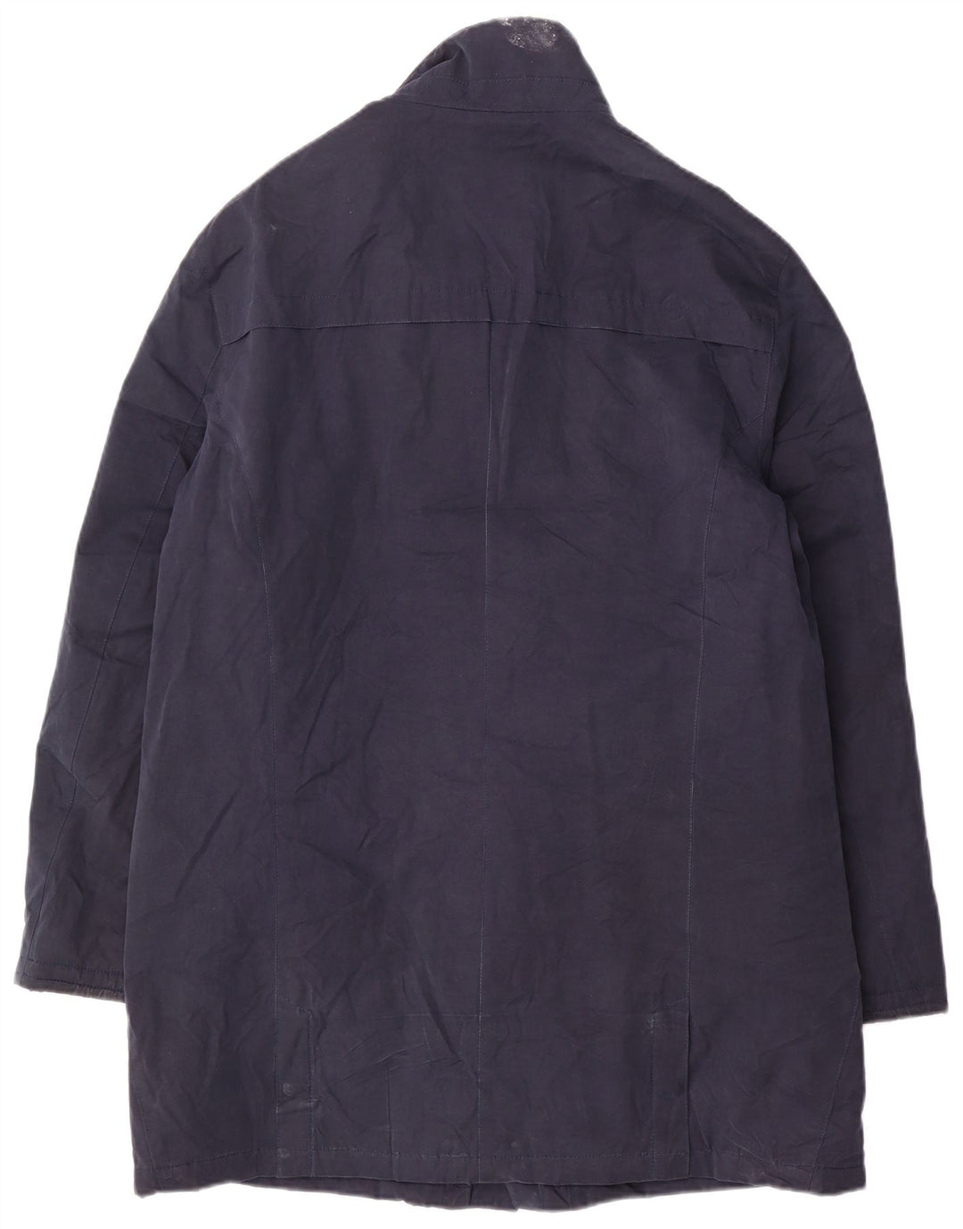 Cappotto giacca a vento da uomo Marks & Spencer UK 38 cotone medio blu navy