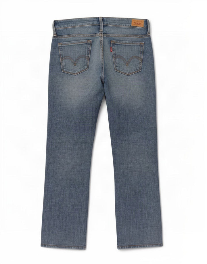 Levi's Donna 346 Bootcut Jeans US 6 Medio W34 L29 Cotone Blu