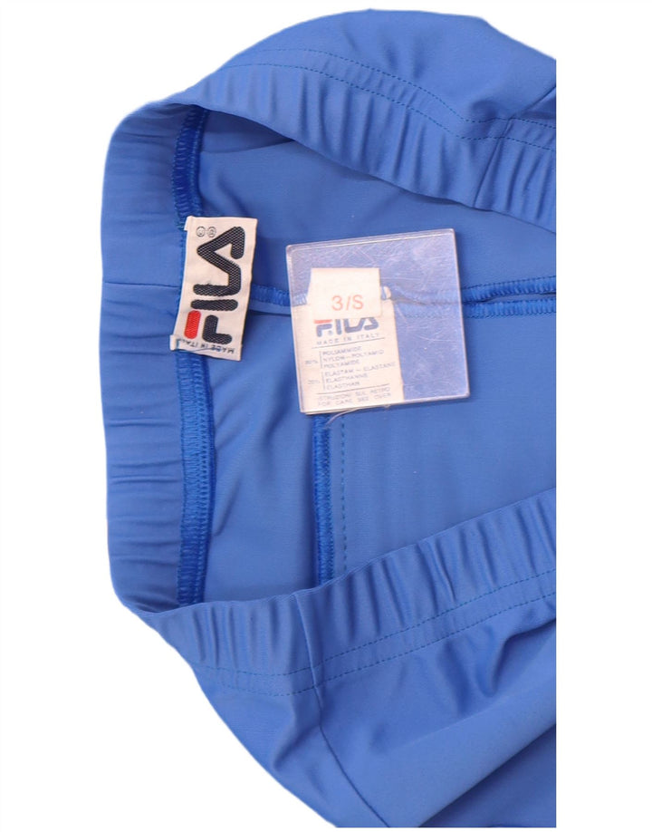 FILA Womens Tracksuit Trousers UK 8 Small  Blue Polyamide