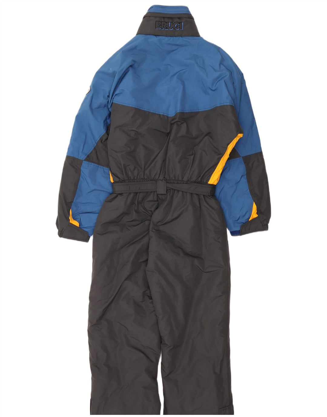 Tuta da sci con cappuccio da uomo Brugi IT 54 2XL Poliammide color block grigio