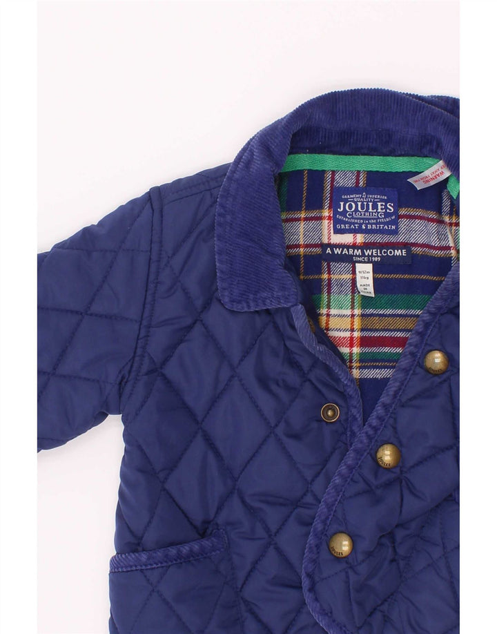 Giacca trapuntata Joules per neonato 9-12 mesi in poliestere blu navy