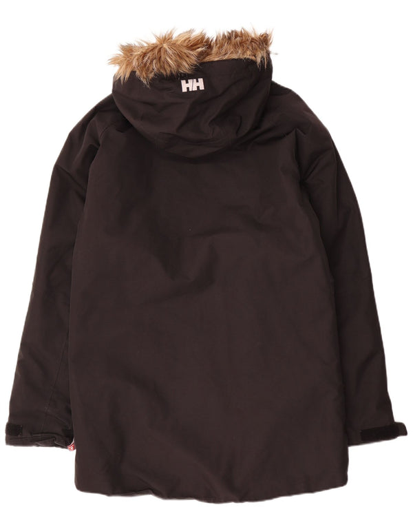 Giacca Parka con cappuccio da uomo Helly Hansen UK 36 Small Poliestere nero