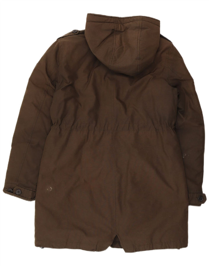 Giacca parka con cappuccio da donna WRANGLER UK 14 cotone kaki medio