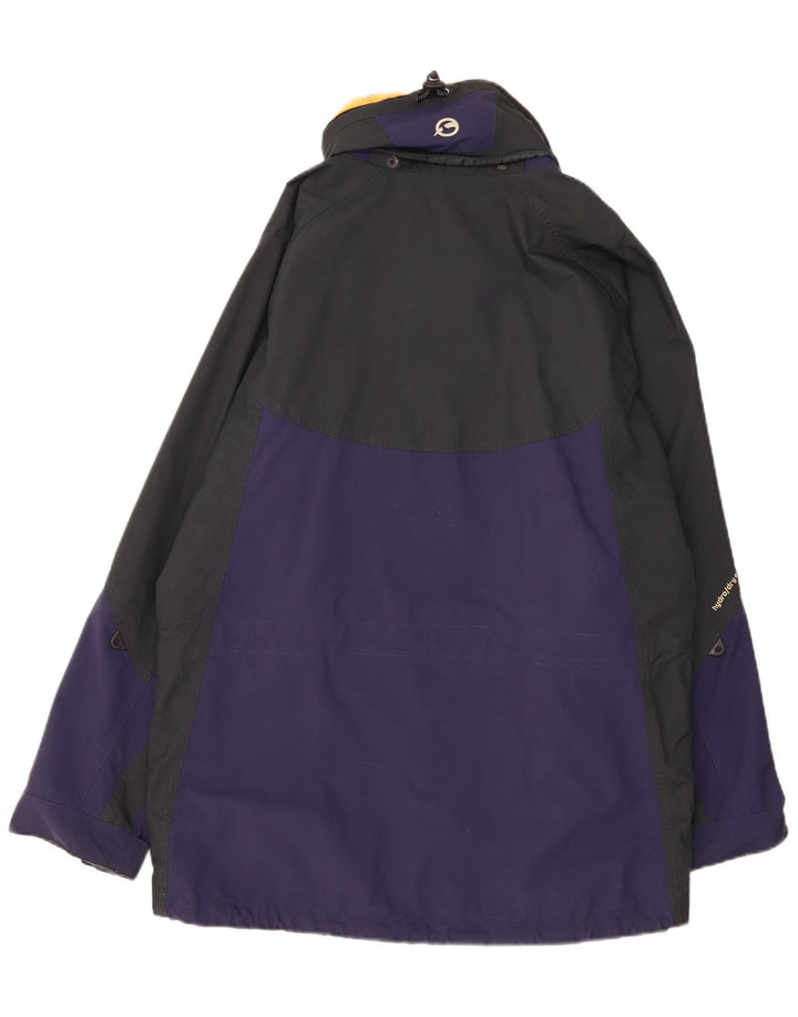 Giacca antipioggia da uomo Sprayway UK 40 Large viola color block in poliammide