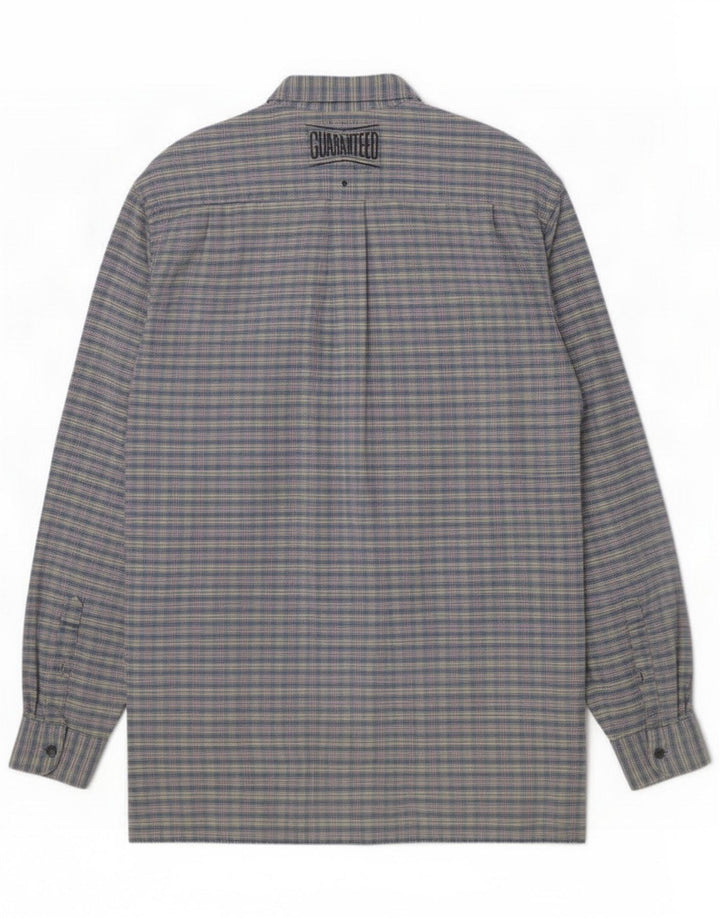 Levi's Camicia da uomo in cotone a quadri blu medio